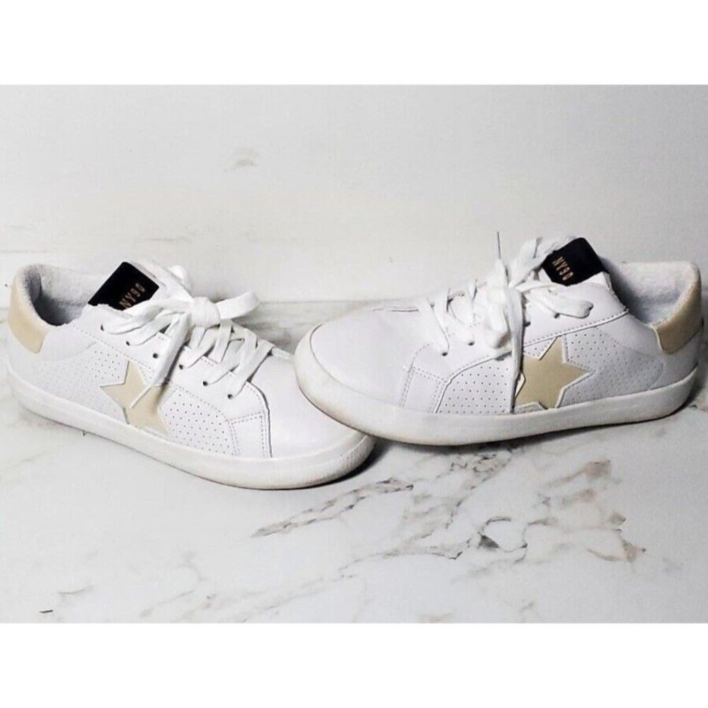 Steve Madden Size 8 Starling Leather Sneakers Starling/STAR12S1 GUC - Picture 4 of 8